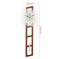 Kyvadlové hodiny MPM 3187.54 tmavé drevo, 70cm